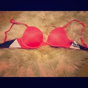 Hot pink VS PINK bra 34C